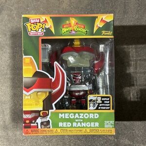 Funko Bitty Pop! Megazord with Red Ranger - Red, Gold, Black